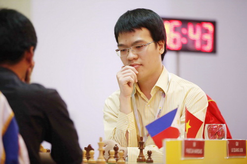 Lê Quang Liêm đặt mục tiêu Top 3 giải vô địch cờ vua châu Á 2015.

